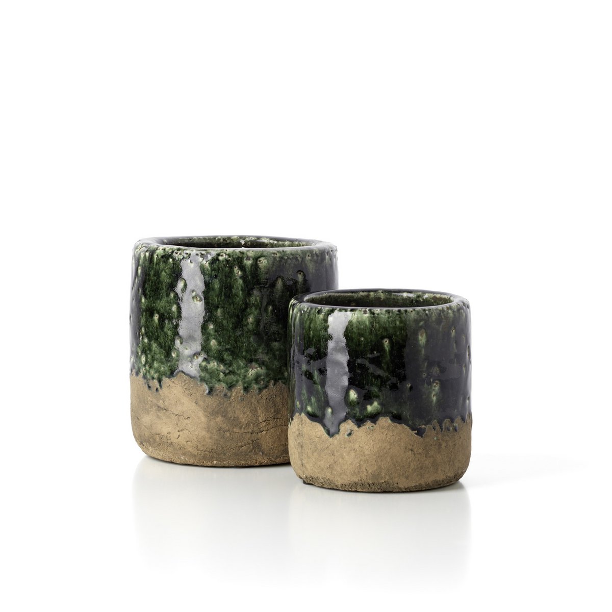 The Moss Planter -  Concrete Green - S