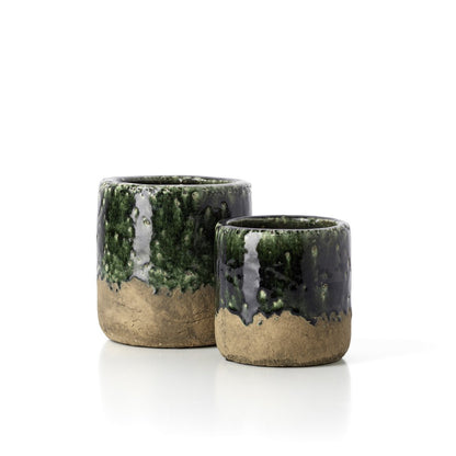 The Moss Planter -  Concrete Green - S