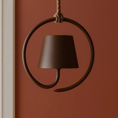 Metal Wall Lamp – Dark Brown Rechargeable Cordless Dimmable