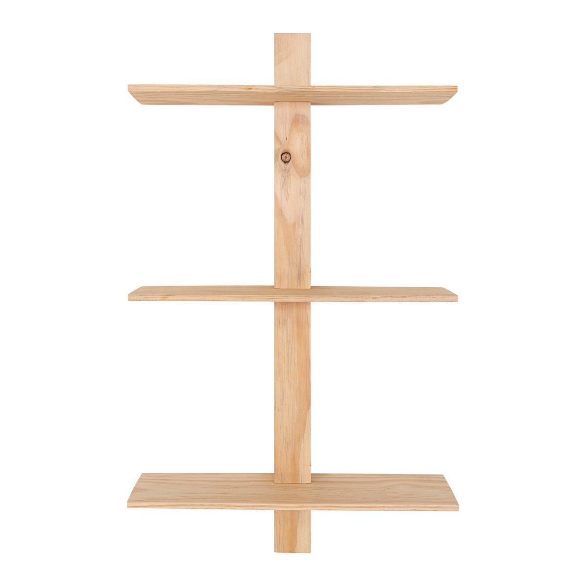 Étagère Almelo - Bois naturel, Pin, 50x15x83 cm