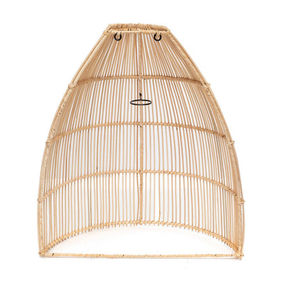 Rattan Wall Lamp - Natural Woven Design, Large Size