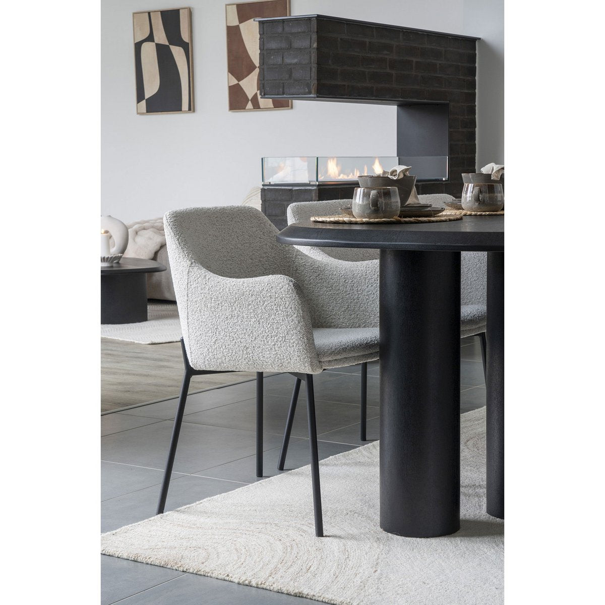 Light Brown Ivory Area Rug - Hand-Tufted Soft Pile, 160x230 cm
