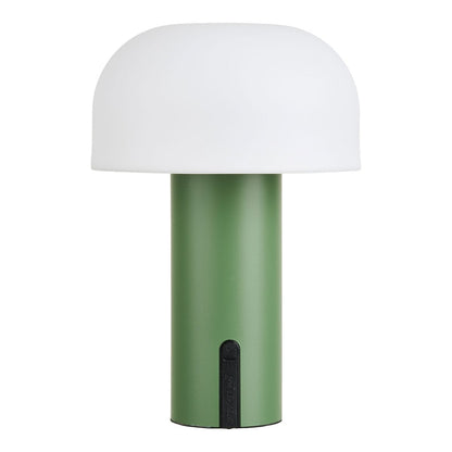 LED Table Lamp – Rechargeable White & Green Accent Light