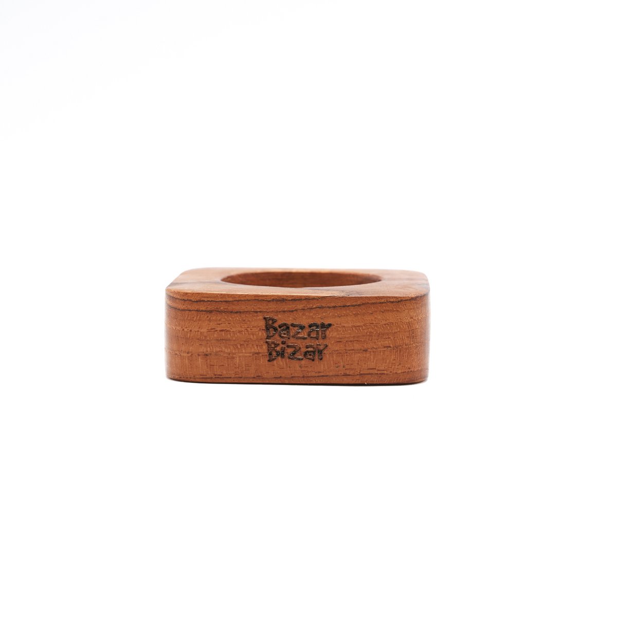 Teak Root Napkin Rings - Natural Wood Table Decor