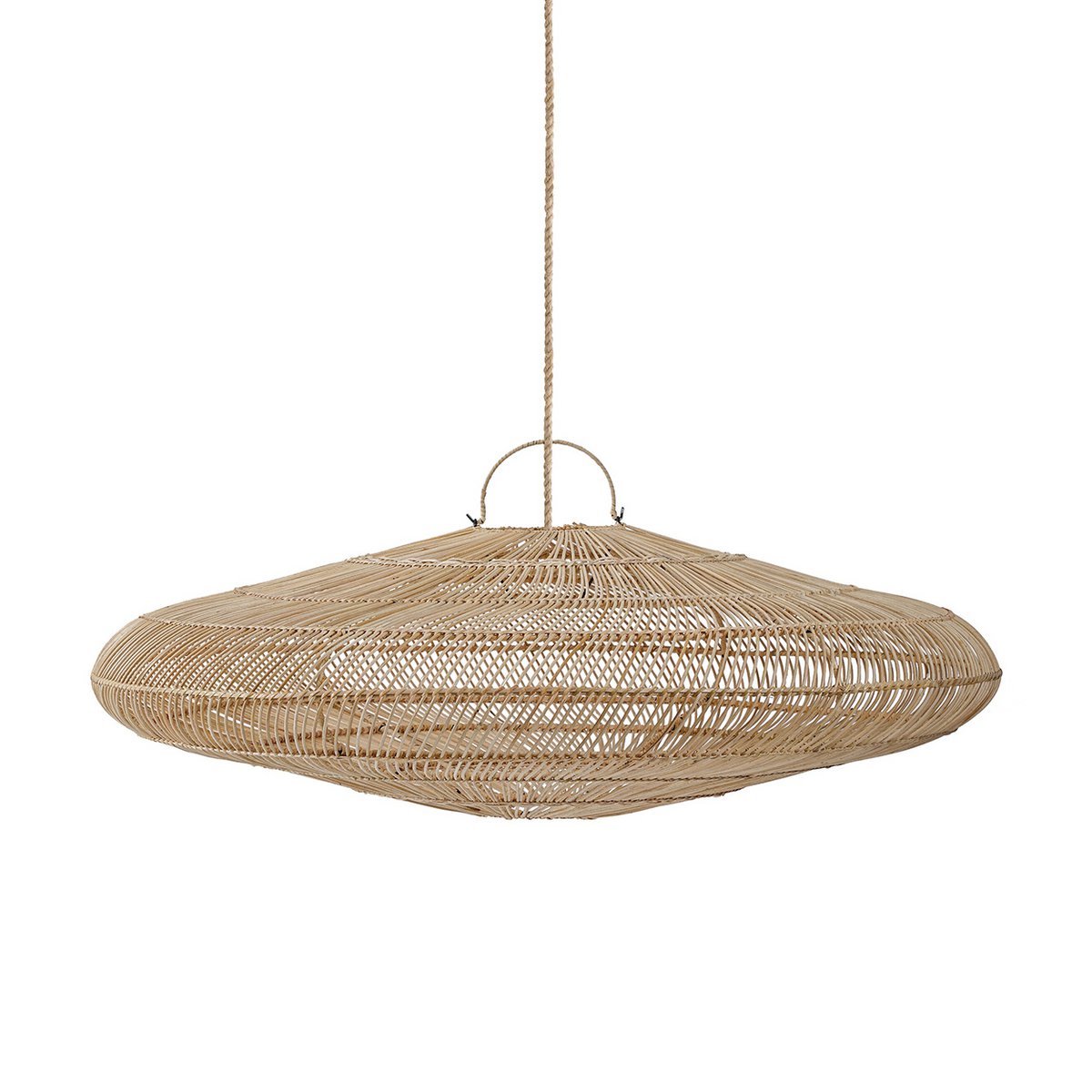 Rattan Pendant Light - Natural Macaron XL