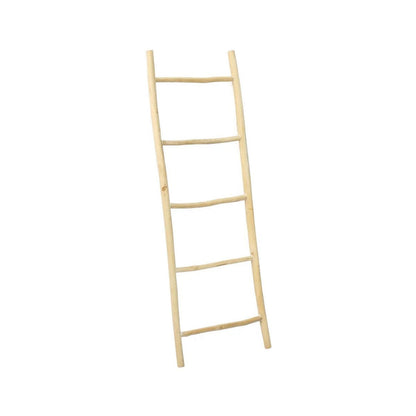 Teak Towel Ladder - Natural Finish - Decorative Display Rack - 165cm