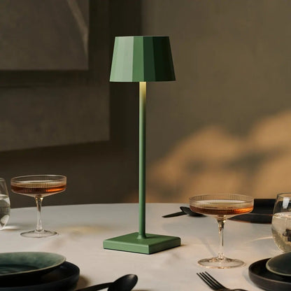 Wouter Sage Green Rechargeable Table Lamp | Wireless Charging & 120-Hour Battery Life