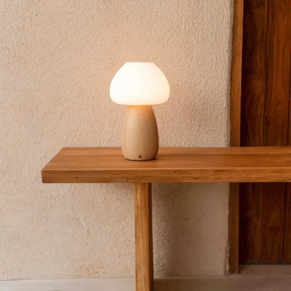 Rechargeable Bear Table Lamp - Brown Cordless Dimmable Night Light