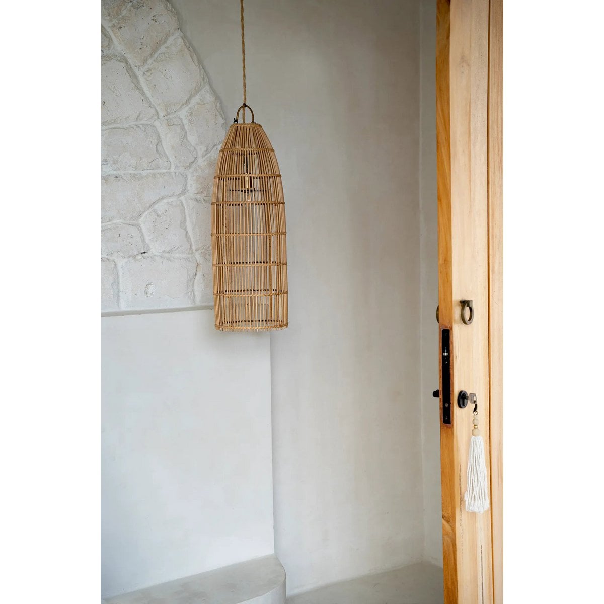 The Fish Trap Pendant - Natural - M