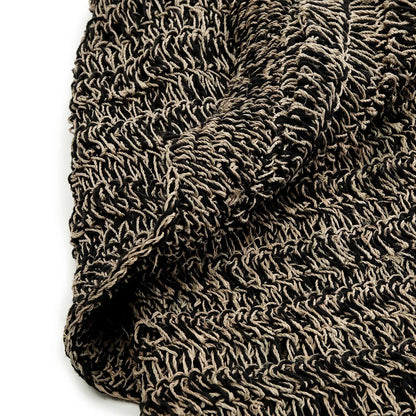 La alfombra de junco marino – Negro natural – 180x240