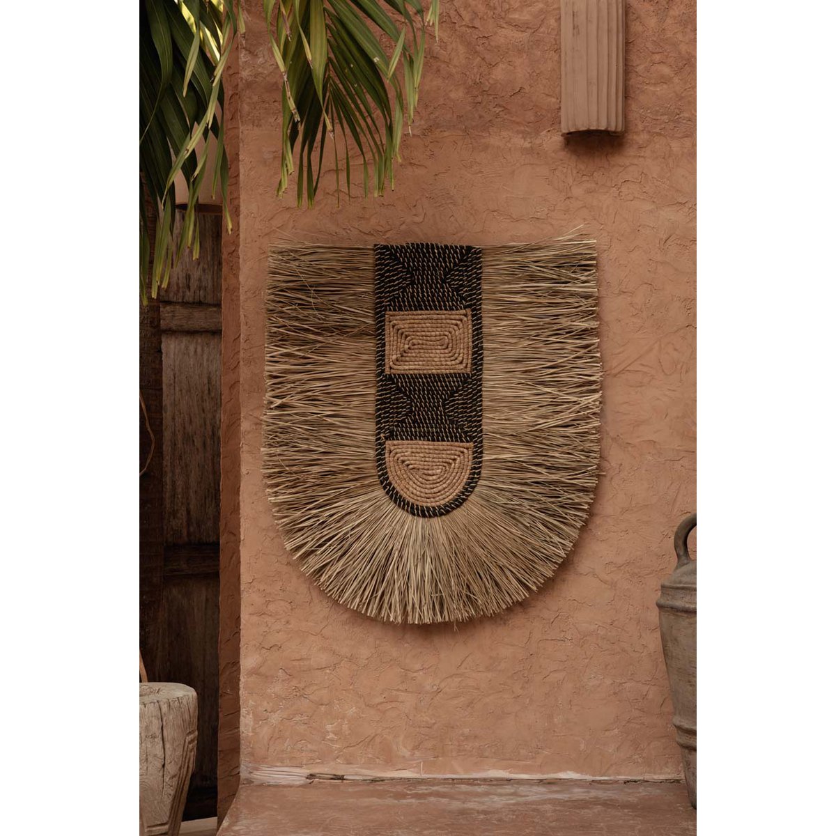 Natural Fiber Wall Decor - Large Round Dada Wall Art