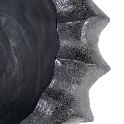 Mango Wood Decorative Bowl - Black Kuro Kabocha