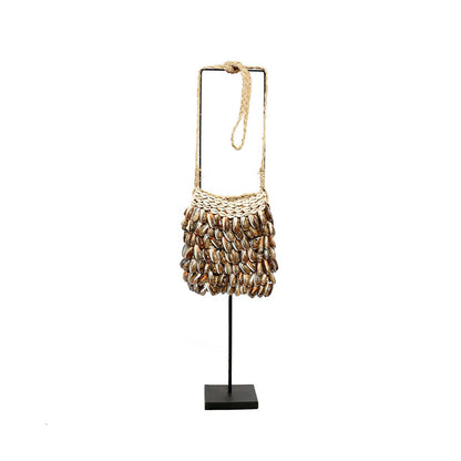 Shell Handbag with Stand - Unique Design & Secure Closure