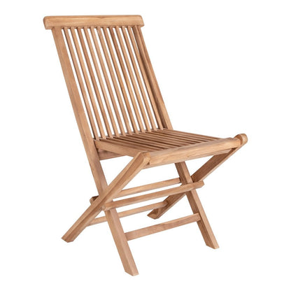 Toledo Dining Chair - Natural, Teak, 62x46x89 cm - Set of 2