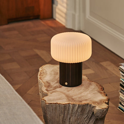 Margaux Dark Brown Rechargeable Table Lamp | Stylish, Cordless & 3 Light Modes