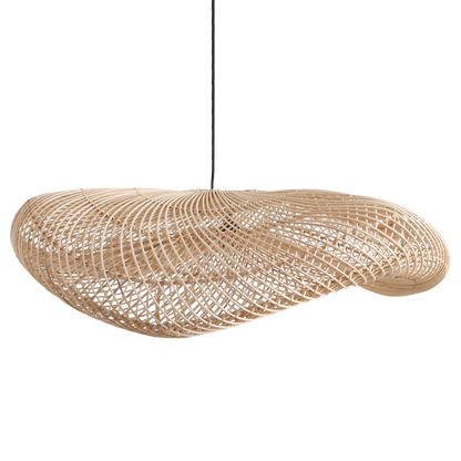 Wave hanging lamp Naturel XL