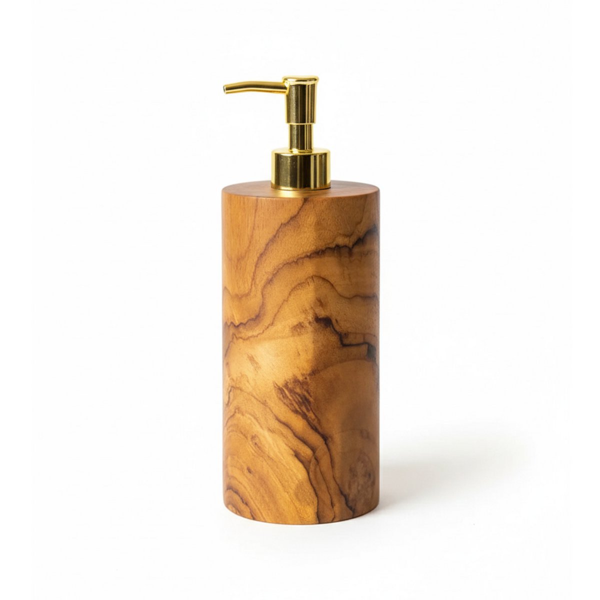 Teak Wooden Soap Dispenser - Natural