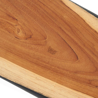 Teak Serving Plate - XL Bondi Tapas Plate, Wooden Appetizer Dish
