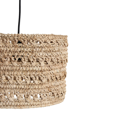 Seagrass Pendant Light - Natural Fiber Hanging Lamp, Small