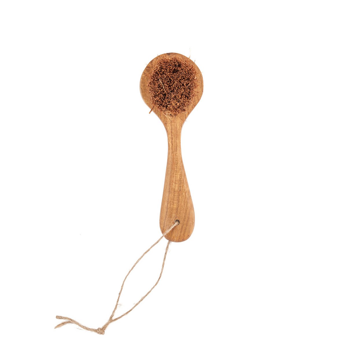 Coconut Fiber Cleaning Brush - Natural Wooden Handle Eco Brush