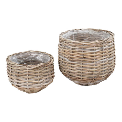 Pulo Baskets - Kubu Rattan, Natural - Set of 2