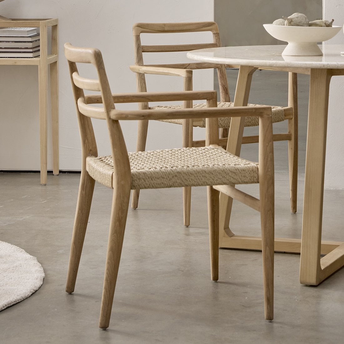 Verano garden chair with armrest
