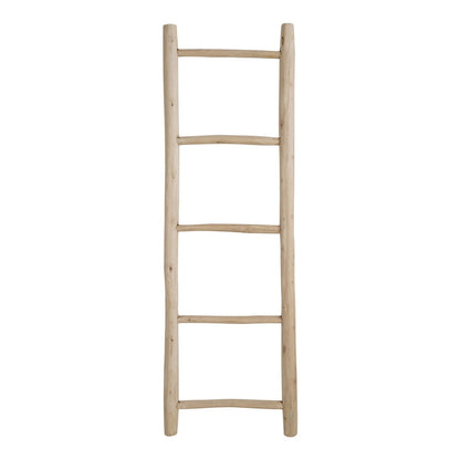 Teak Ladder - Natural Wood Decorative Accent, 50x150cm