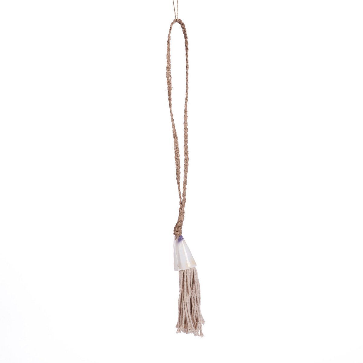 Seagrass Shell Necklace - Natural Coastal Style