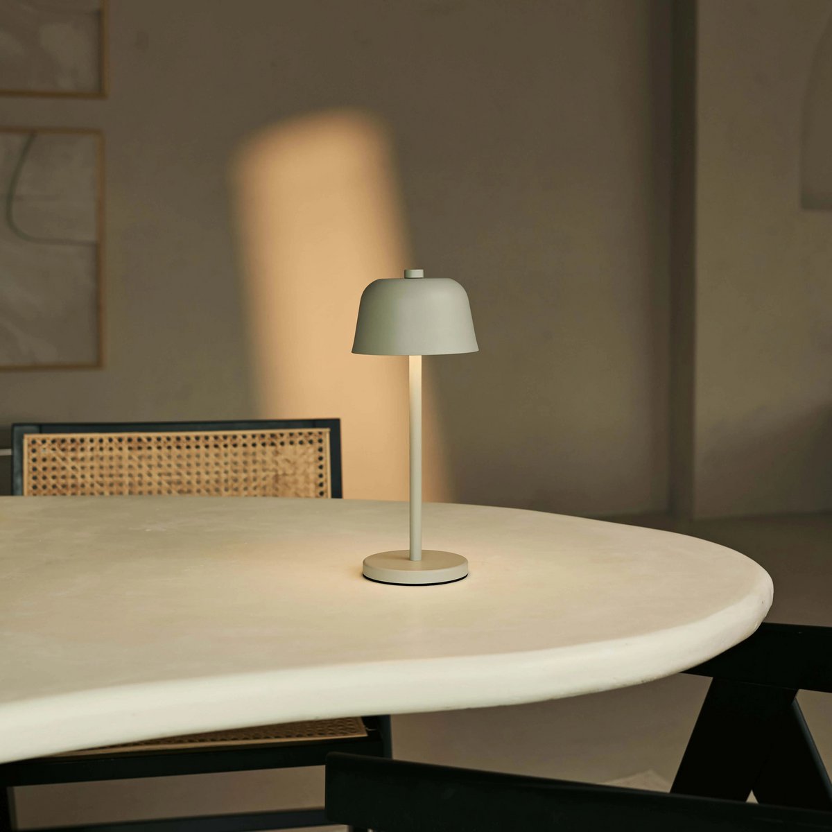 Rechargeable Table Lamp - Shadow Grey Cordless Lamp