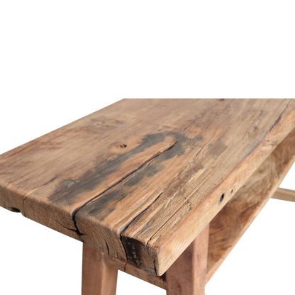 Reclaimed Wood Console Table – Farmwood Rustic Style, Large