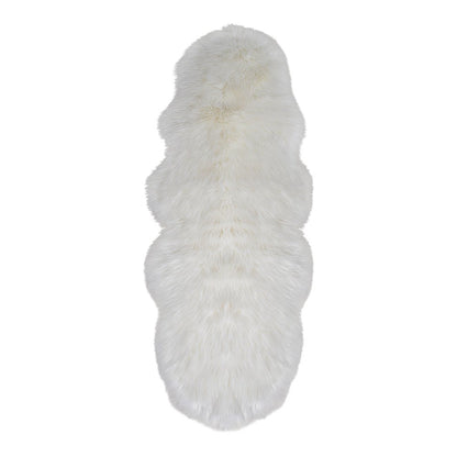 Lambskin Artificial - Polyester, Ivory - 60x180 cm