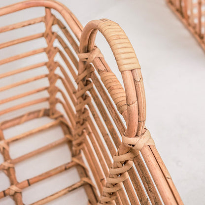 Rattan Storage Basket - Laundry, Plant, Home Decor - 3 Sizes