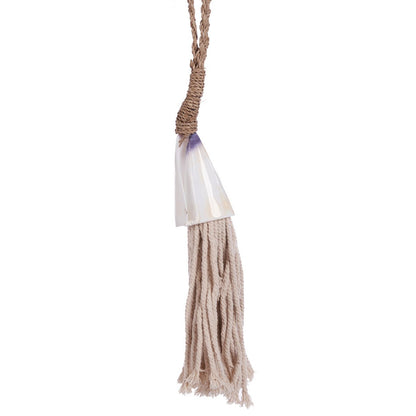 Seagrass Shell Necklace - Natural Coastal Style
