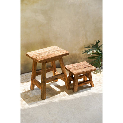 The Yoke Stool - Natural - L