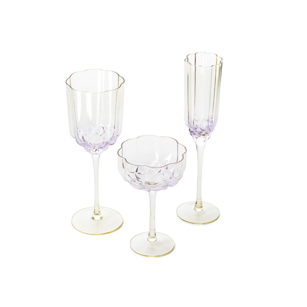 The Pink Blush Cocktail Coupe - Pink