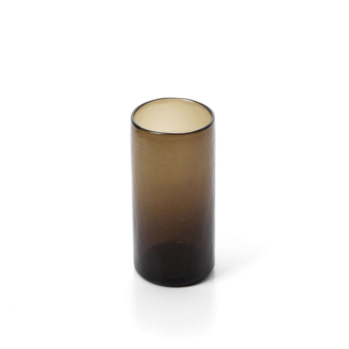 Charcoal Recycled Glass High Tumbler - Tall Drink Glass, Large
