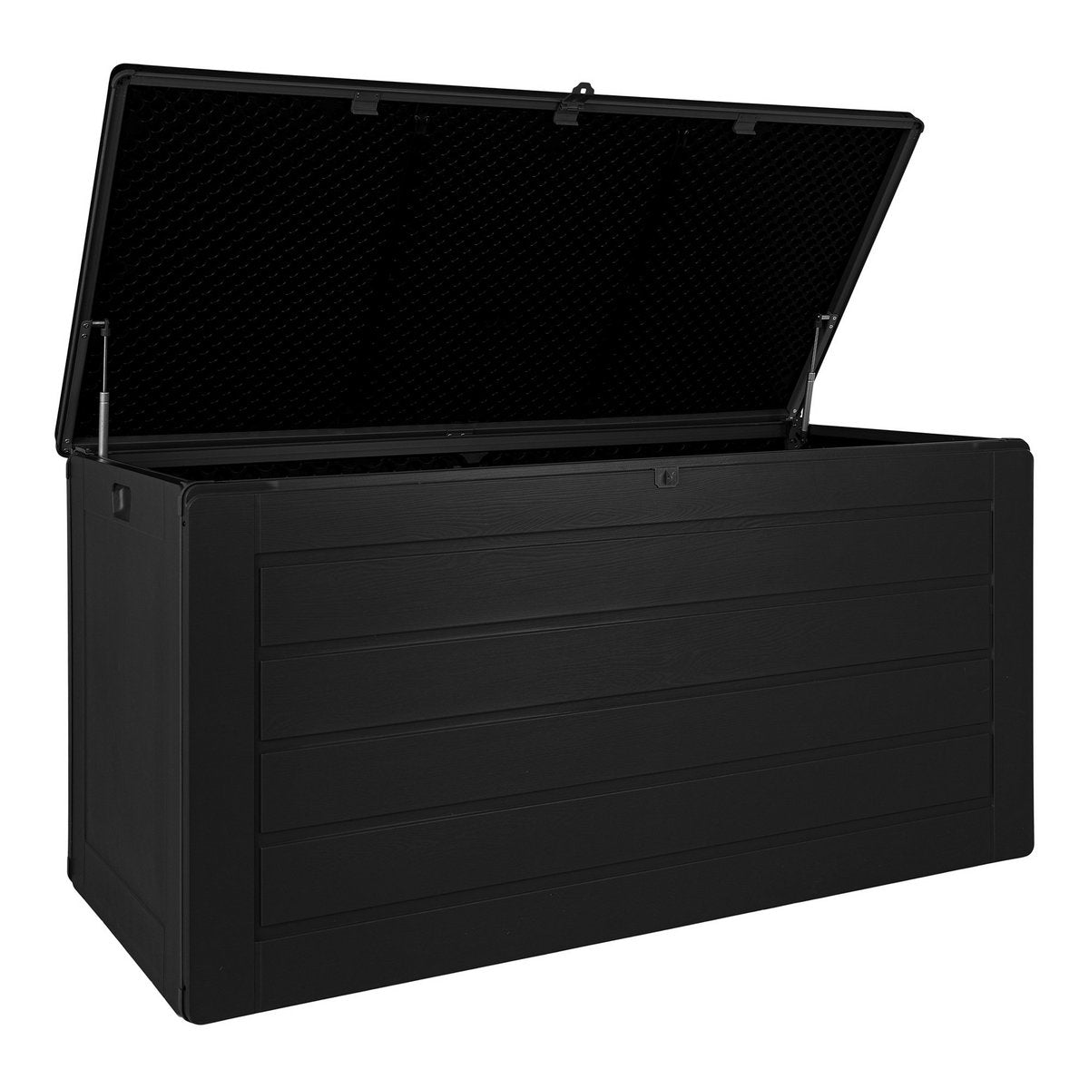 Dubrovnik Cushion Box  - Cushion Box, plastic, black, 146,5x61x64,5 cm, 490 L