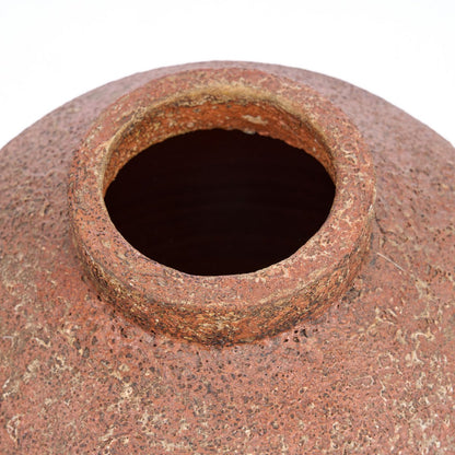Terracotta Clay Vase - Large Decorative Sculpture