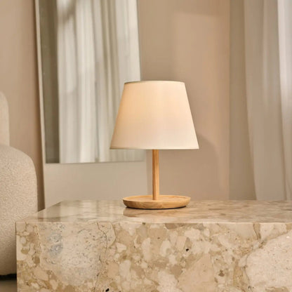 Emily Light Brown Wooden Lamp | Cable & Sustainable Design
