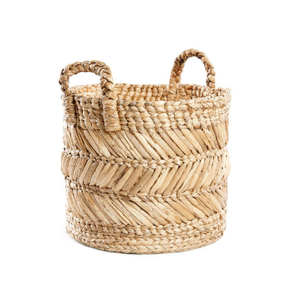 Banana Leaf Basket - Large Zigzag Storage Basket