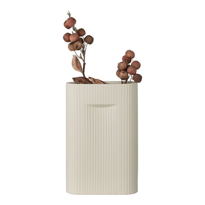 Ceramic Vase - Grey Nordic Style Vase, 26 cm Tall