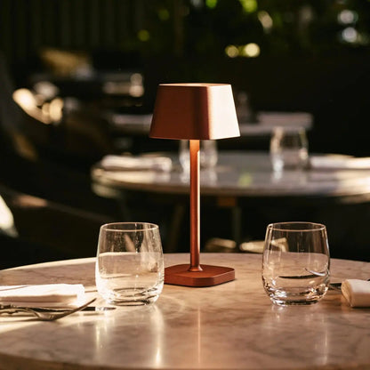 Bronze Rechargeable Table Lamp – Cordless Dimmable Accent Light