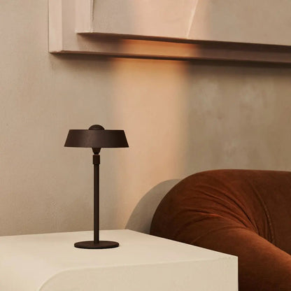 Mocha Brown USB Table Lamp | Dimmable Minimalist Bedside Light