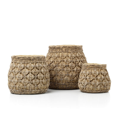 Concrete Planter - Knot Design, Medium Size