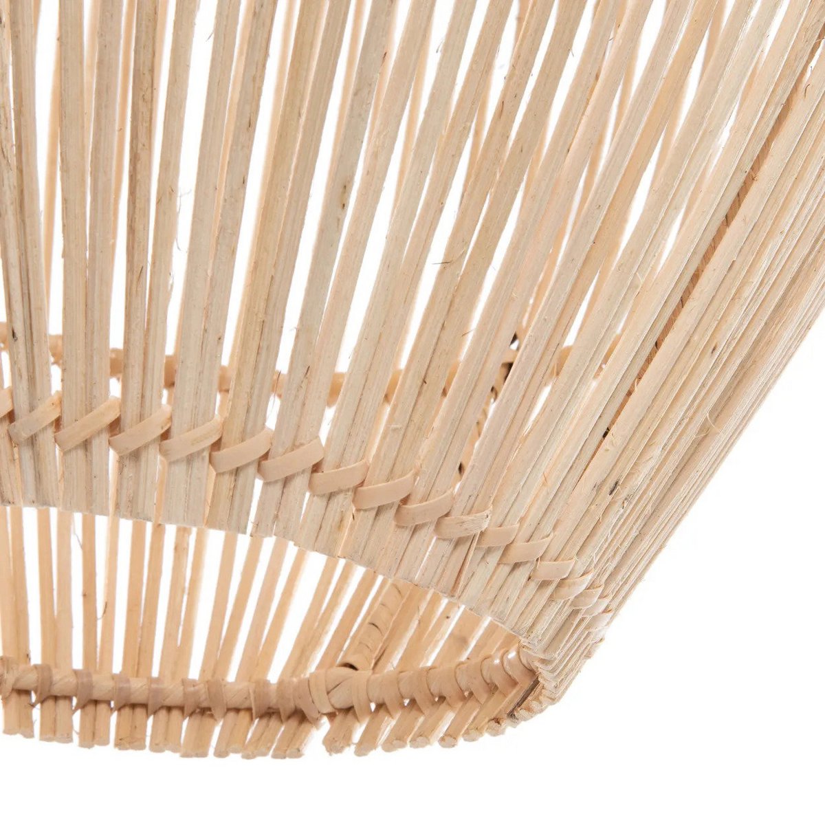 Rattan Pendant Light - Natural Woven Lamp - Large