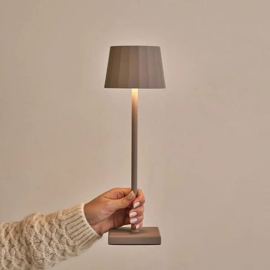 William Koala Brown Rechargeable Table Lamp | Dimmable, USB-C & 120-Hour Battery Life