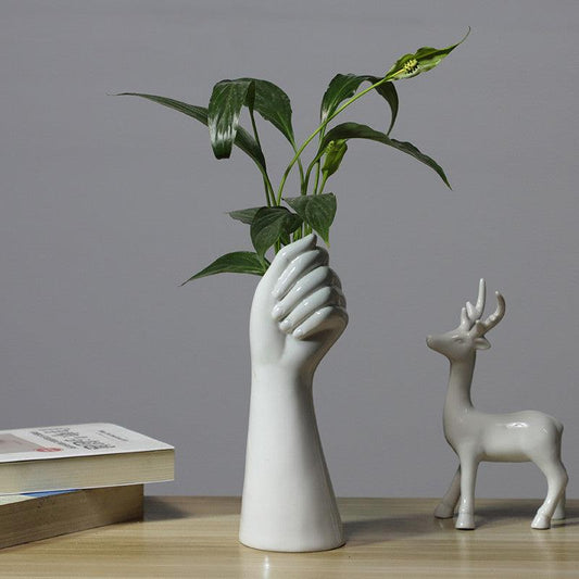 Ceramic Art Vase | Sculptural Hand Design - JUGLANA