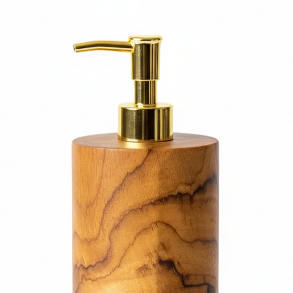 Teak Wooden Soap Dispenser - Natural