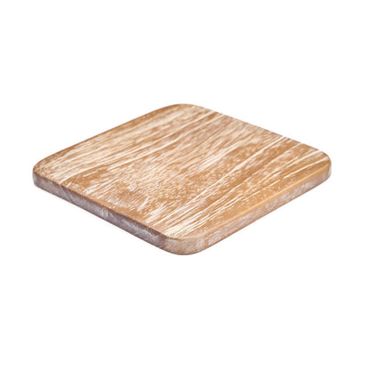 The Material Coaster - Medium Rustic Washed White