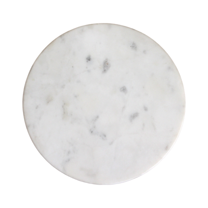 Aceh side table marble white - 40x40x50 cm